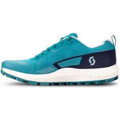 Rückansicht von SCOTT Supertrac 3 Trailrunning Schuhe Herren winter green-dark blue