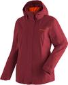 Maier Sports Metor Therm Funktionsjacke Damen - sun-dried tomato-siren red