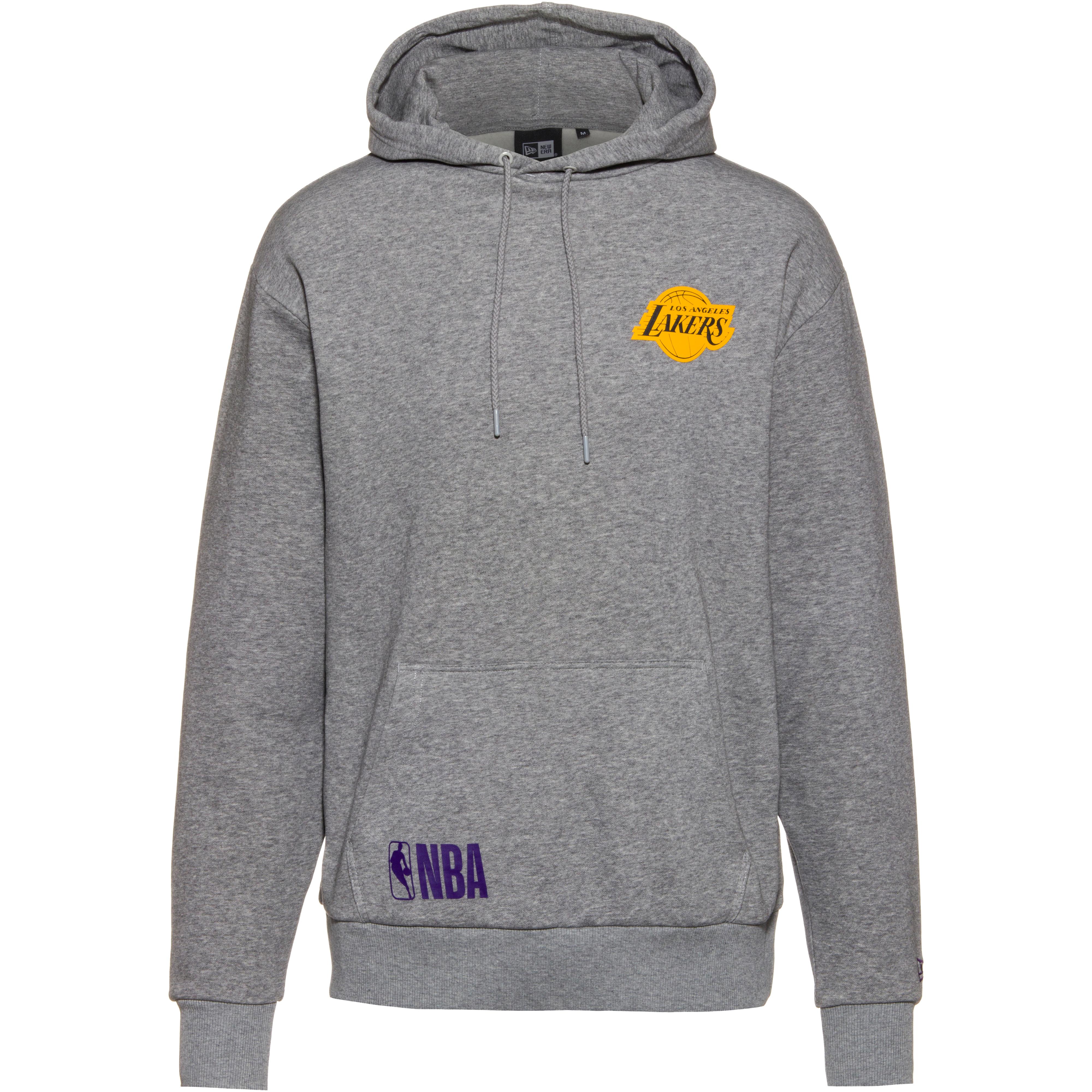 New Era Los Angeles Lakers Hoodie Herren greymelange