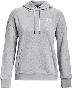 Under Armour Essential Hoodie Damen modgraylightheather-white