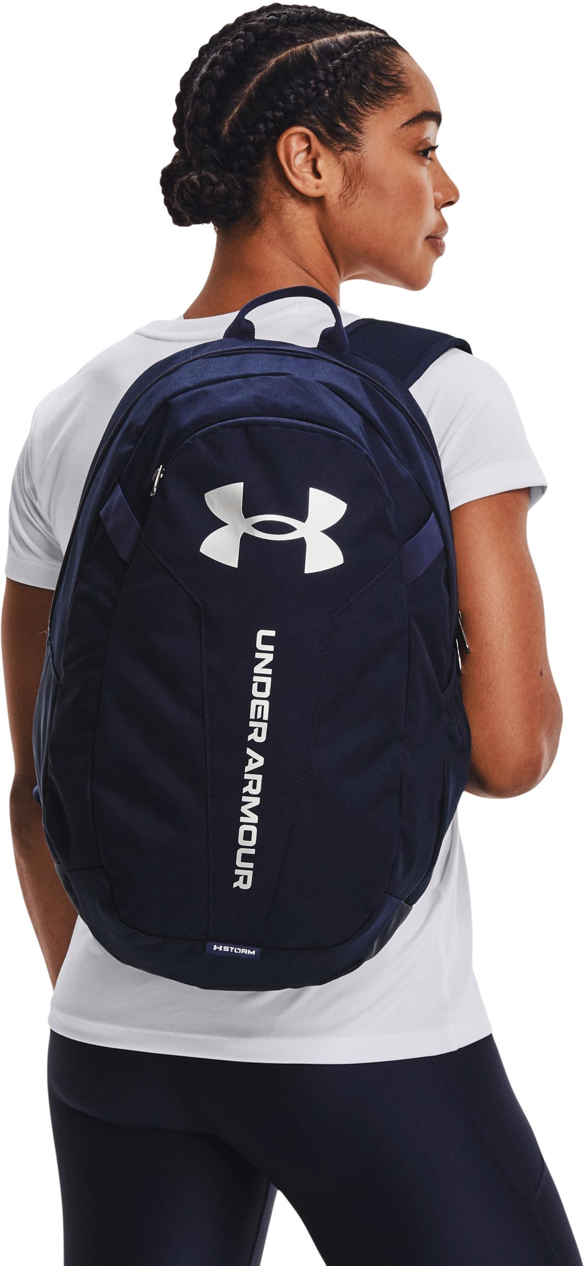 Under armour hustle 3.0 backpack midnight navy sales