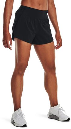 Rückansicht von Under Armour Flex Funktionsshorts Damen black-black