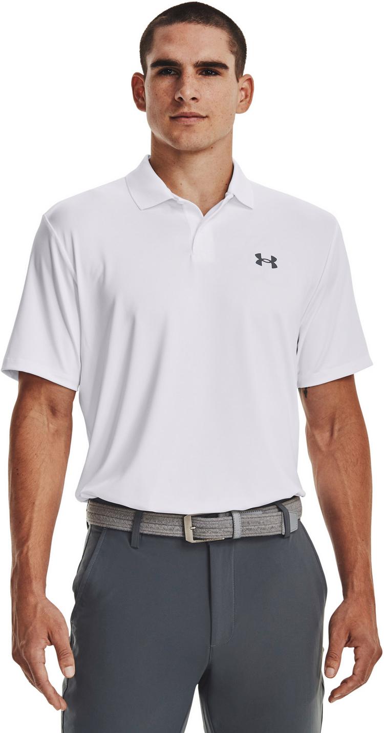Under Armour Under Armour Performance 3.0 Poloshirt Herren - white-pitch gray - 0 | SportScheck