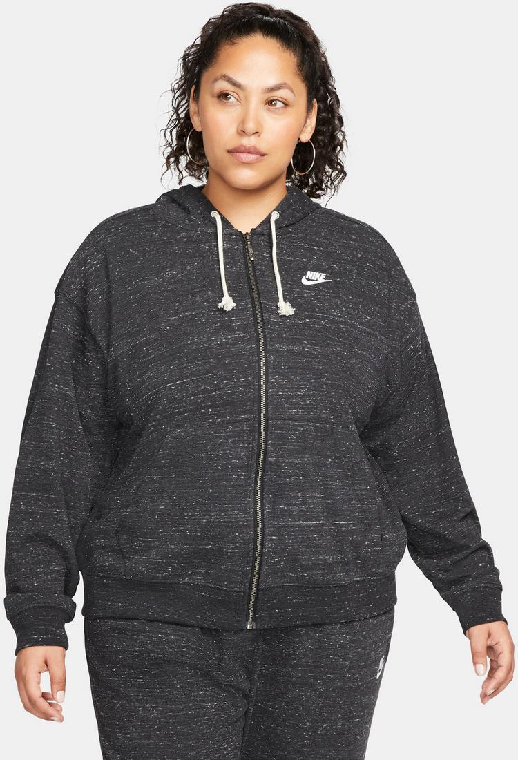Nike Nike GYM VNTG EASY Sweatjacke Damen - black-white - 0 | SportScheck