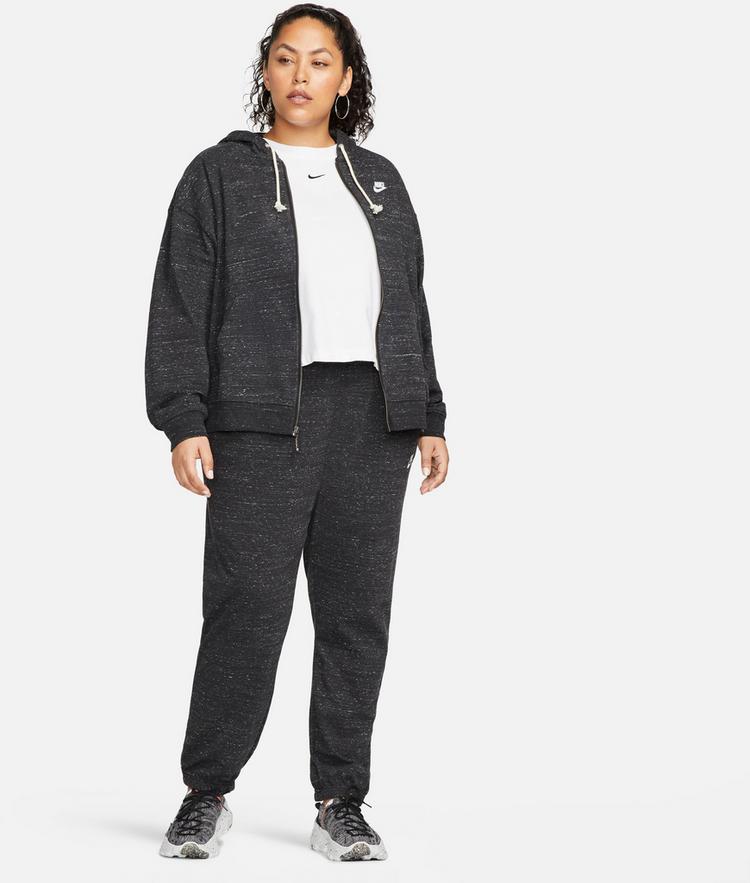 Nike Nike GYM VNTG EASY Sweatjacke Damen - black-white - 5 | SportScheck