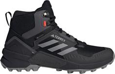 adidas GTX SWIFT R3 MID Wanderschuhe Herren cblack-grethr-solred