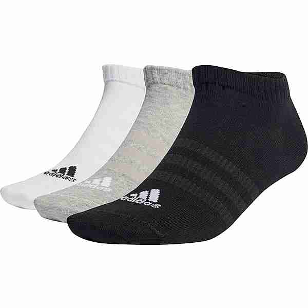 adidas Low Sportsocken medium grey heather-white-black