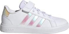adidas GRAND COURT 2.0 EL Sneaker Kinder ftwr white-iridescent-ftwr white