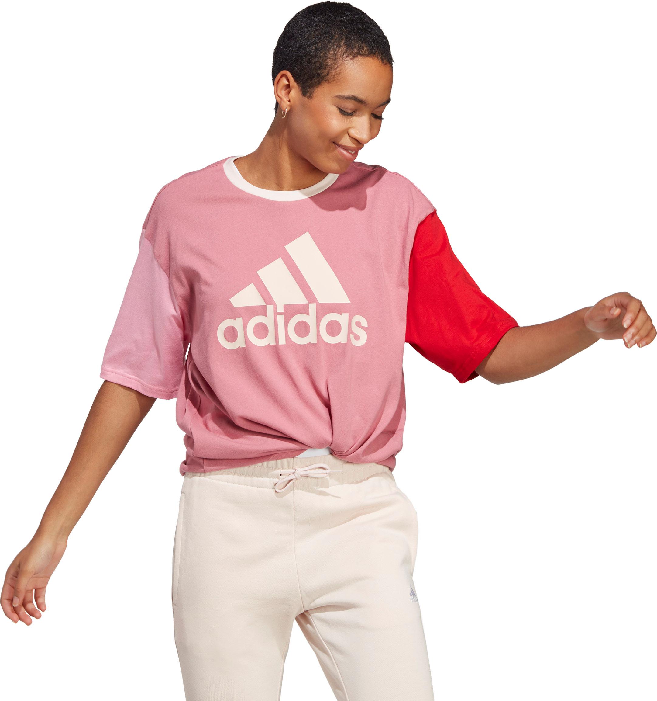 Adidas t-shirt damen on sale pink