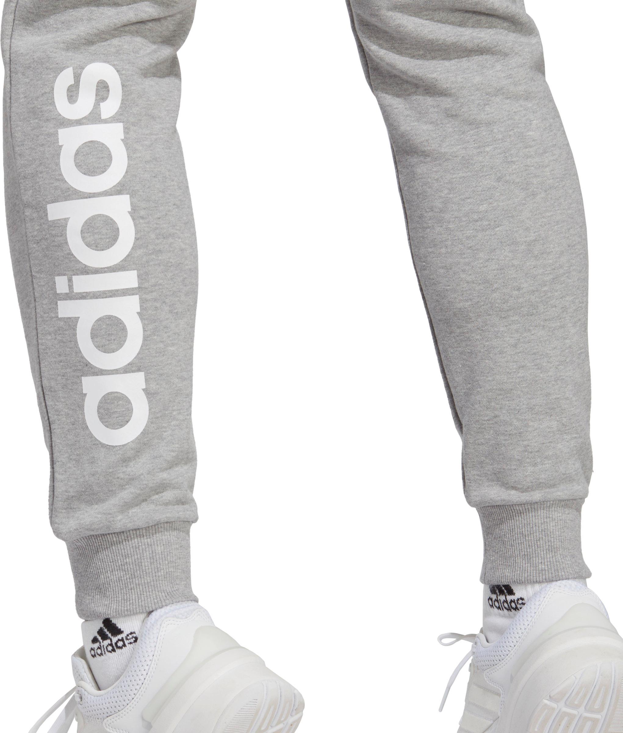 Adidas ESSENTIALS LINEAR FRENCH TERRY Sweathose Damen mgreyh-white im Online  Shop von SportScheck kaufen