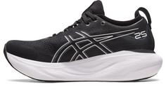 Rückansicht von ASICS GEL-NIMBUS 25 Laufschuhe Damen black-pure silver