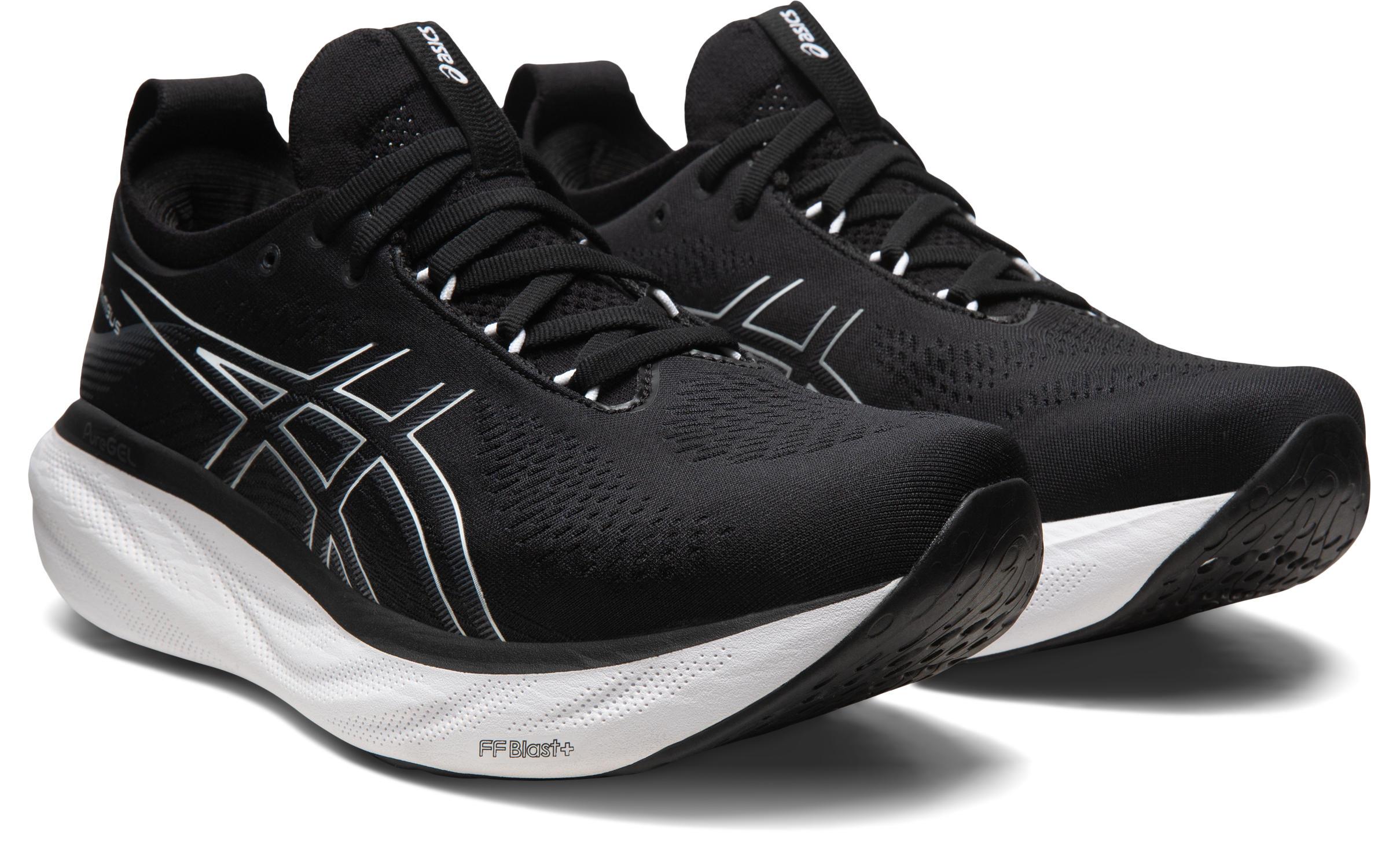 Black asics nimbus online