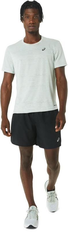 Rückansicht von ASICS Funktionsshorts Herren performance black-carrier grey