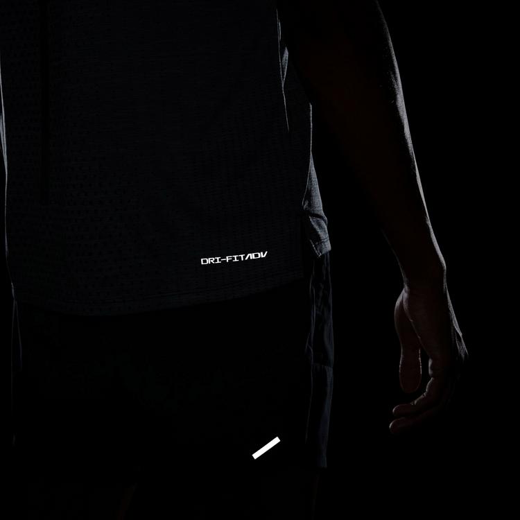 Nike Nike DFADV TECHKNIT Funktionsshirt Herren - black-smoke grey-reflective silv - 8 | SportScheck
