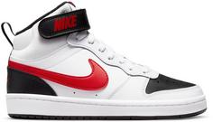 Nike Court Borough Sneaker Kinder white-university red-black