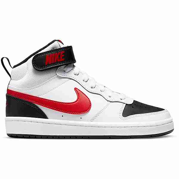 Nike Court Borough Sneaker Kinder white-university red-black