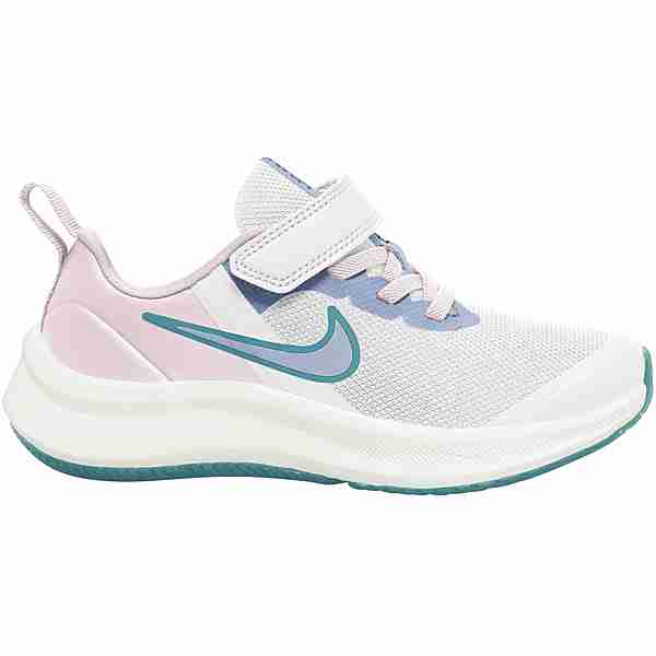 Nike STAR RUNNER 3 Laufschuhe Kinder white-cobalt bliss-pearl pink