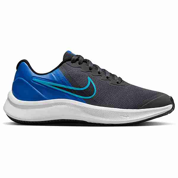 Nike STAR RUNNER 3 Laufschuhe Kinder iron grey-black-blue lightning