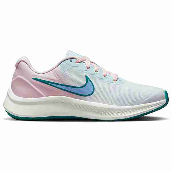Nike STAR RUNNER 3 Laufschuhe Kinder white-cobalt bliss-pearl pink