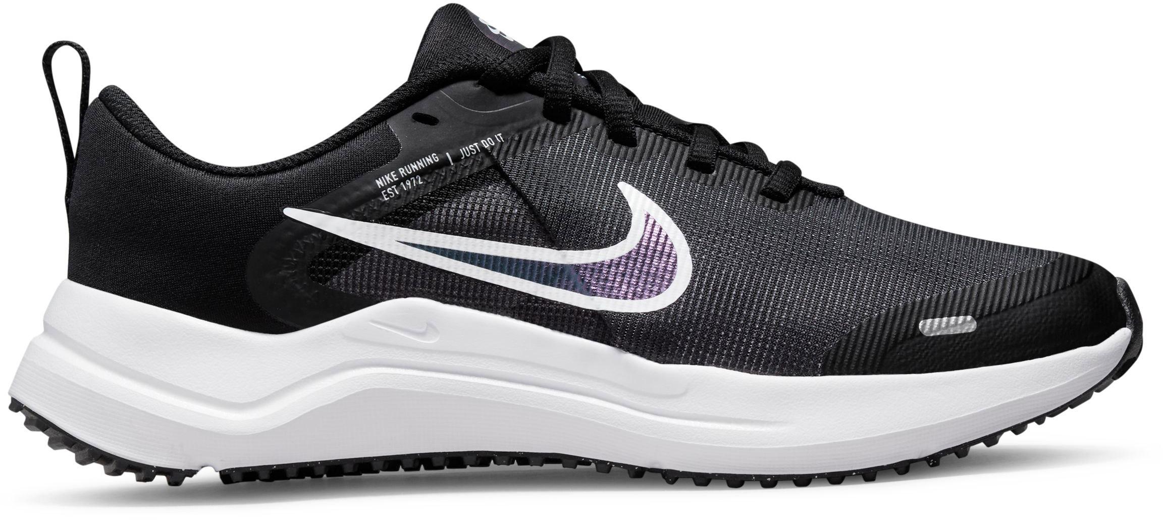 Nike DOWNSHIFTER 12 NN GS Laufschuhe Kinder blackwhitedk smoke grey