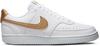 Nike Nike Court Vision Next Nature Sneaker Damen - white-metallic gold-white