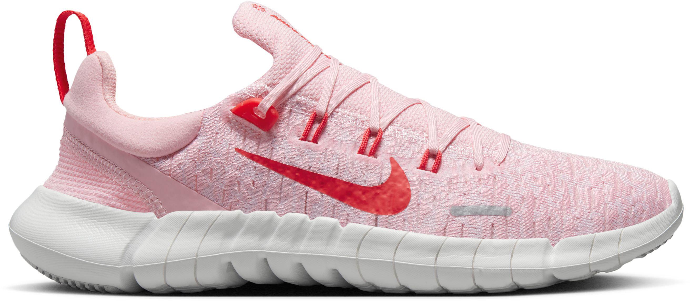 Nike free 2025 damen grau pink