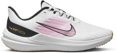Nike NIKE AIR WINFLO 9 Laufschuhe Damen white-pink spell-black-wheat gold
