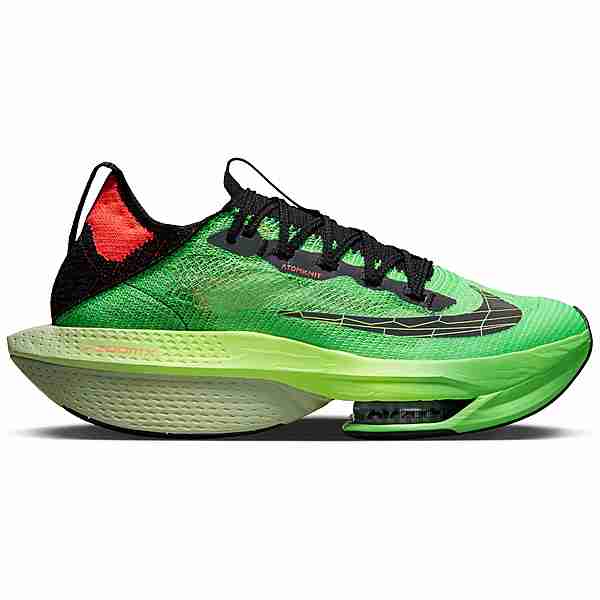 Nike Air Zoom Alphafly Next % 2 Laufschuhe Herren scream green-black-bright crimson