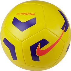 Nike Pitch Fußball yellow-violet-bright crimson