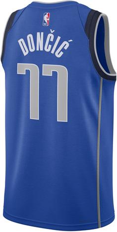 Rückansicht von Nike Luka Doncic Dallas Mavericks Basketballtrikot Herren game royal