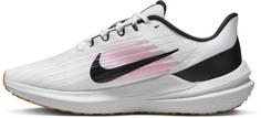Rückansicht von Nike NIKE AIR WINFLO 9 Laufschuhe Damen white-pink spell-black-wheat gold