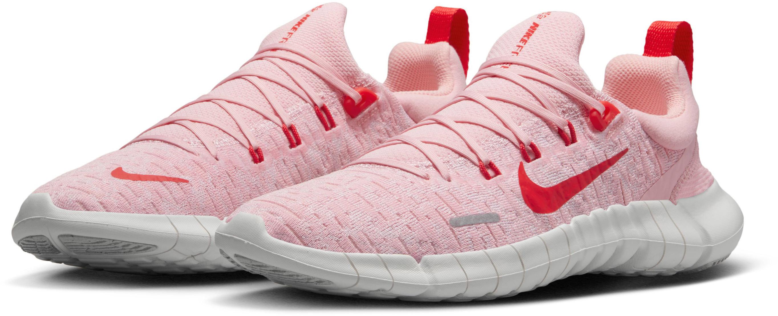 Nike free 2025 damen grau pink