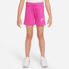 Rückansicht von Nike NSW Shorts Kinder active fuchsia-white