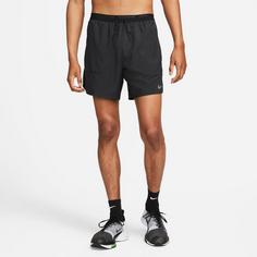 Rückansicht von Nike Flex Stride Funktionsshorts Herren black-black-black-reflective silv