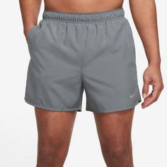 Rückansicht von Nike Challenger Funktionsshorts Herren smoke grey-smoke grey-reflective silv