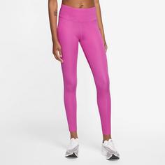 Rückansicht von Nike DF FAST Lauftights Damen active fuchsia-reflective silv