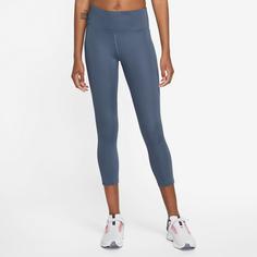 Rückansicht von Nike DF FAST 3/4-Lauftights Damen diffused blue-reflective silv