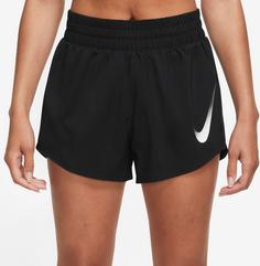 Rückansicht von Nike SWOOSH Funktionsshorts Damen black