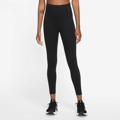 Rückansicht von Nike ONE DRI-FIT 7/8-Tights Damen black-white