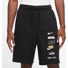 Rückansicht von Nike NSW Club Sweatshorts Herren black