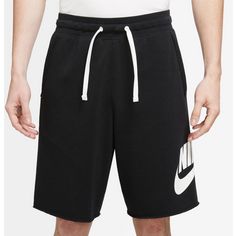 Rückansicht von Nike Club Alumini Sweatshorts Herren black-white-white