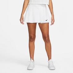Rückansicht von Nike Victory Tennisrock Damen white-black