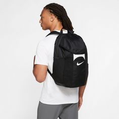 Rückansicht von Nike Rucksack Academy Daypack black-black-white