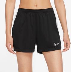 Rückansicht von Nike Academy23 Fußballshorts Damen black-white-white