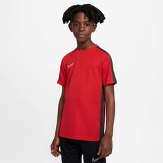 Rückansicht von Nike Academy23 Funktionsshirt Kinder university red-black-white