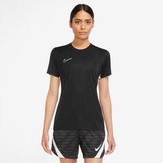 Rückansicht von Nike Academy23 Funktionsshirt Damen black-white-white