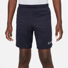 Rückansicht von Nike Academy23 Fußballshorts Kinder obsidian-white-white