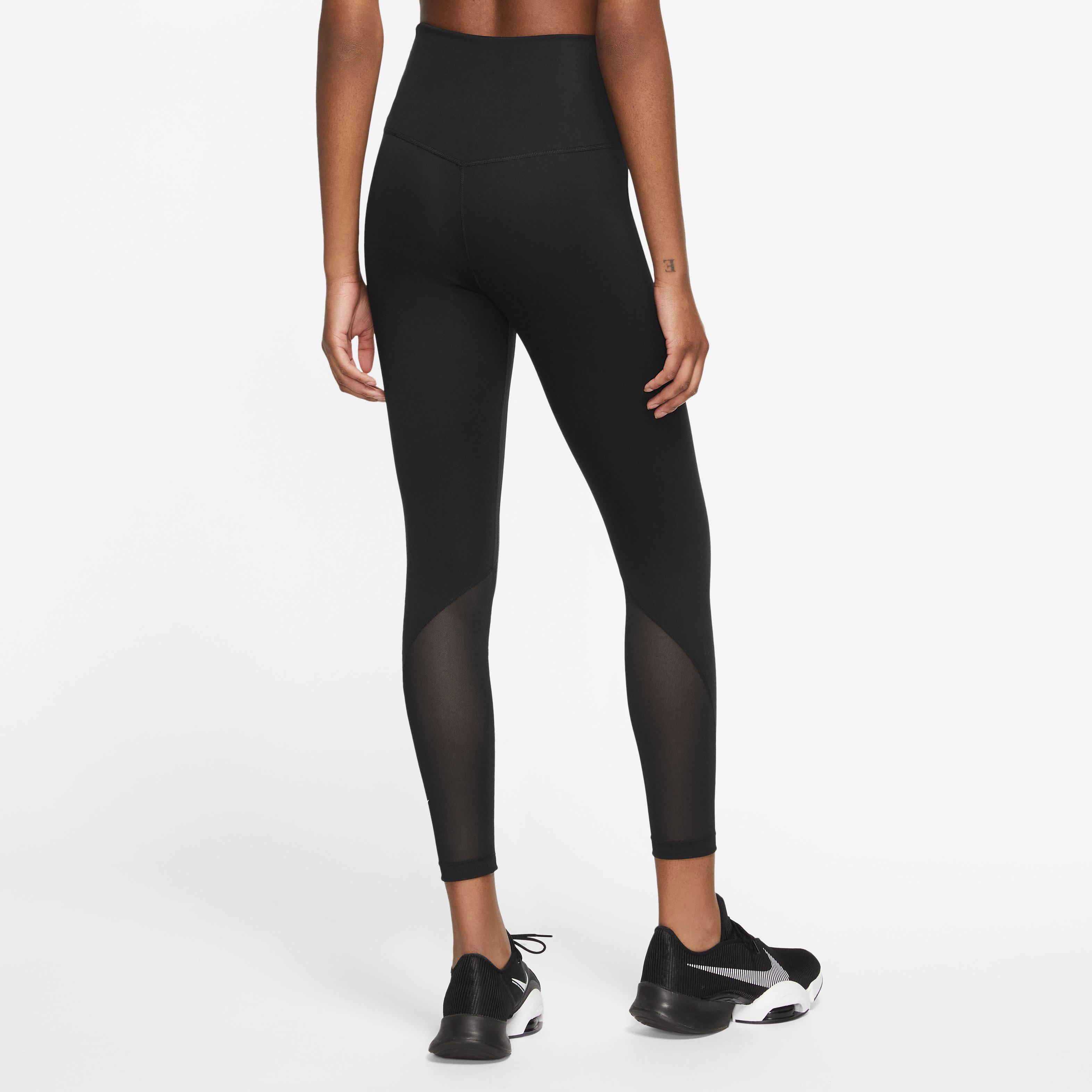 Nike ONE DRI FIT Tights Damen black white im Online Shop von SportScheck kaufen