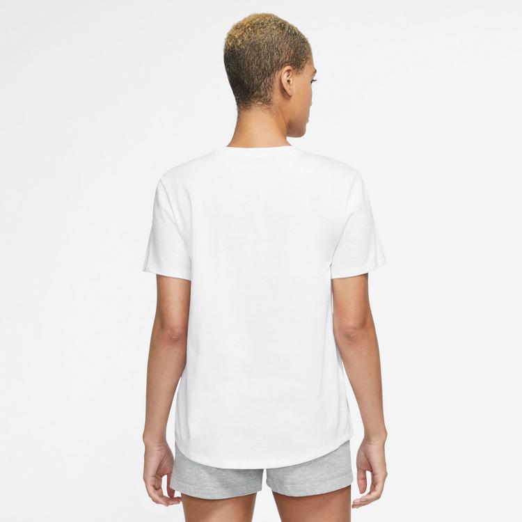 Nike Nike Club T-Shirt Damen - white-black - 1 | SportScheck