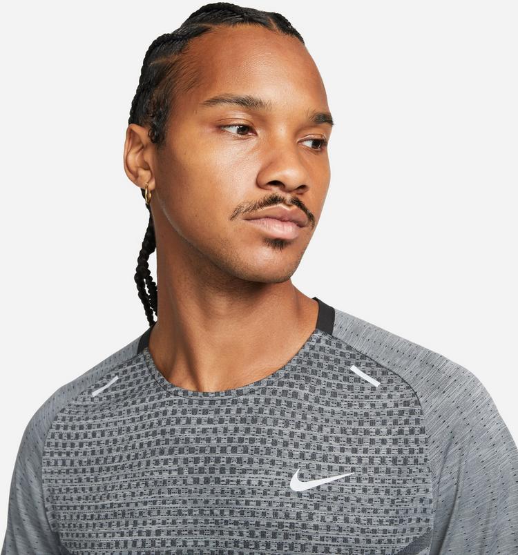 Nike Nike DFADV TECHKNIT Funktionsshirt Herren - black-smoke grey-reflective silv - 2 | SportScheck